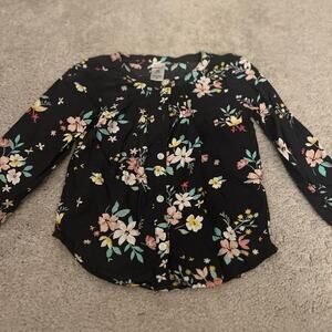 Toddler girls floral top